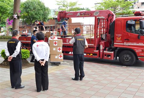 中華民國紅十字會 【紅十字會致贈花蓮縣消防局防疫物資】