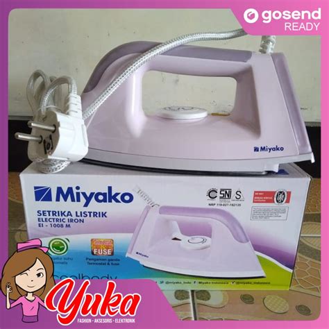 Jual Setrika Listrik Miyako Ei M Shopee Indonesia