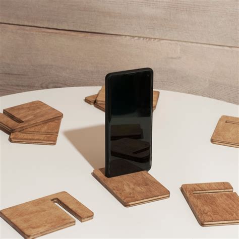 Plywood Phone Stand For Iphone Or Smartphones Perfect For Zoom