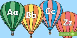 Hot Air Balloon Templates Primary Resources