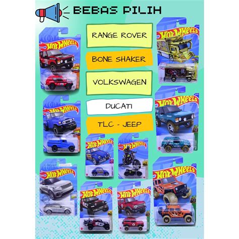 Jual Hot Wheels Murah Original VW Volkwagen Beetle Range Rover Toyota Land Cruiser Bebas Pilih