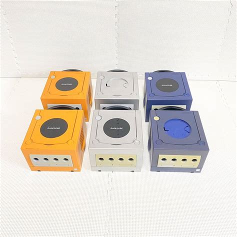 【傷や汚れあり】1円 ジャンク ニンテンドー ゲームキューブ 本体 6台 セット Nintendo Gamecube オレンジ シルバー