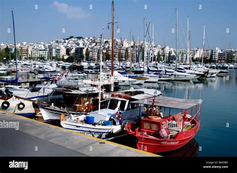 Piraeus Pasalimani Port Harbour Athens Greek Greece Stock Photo Alamy