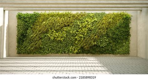 Vertical Wall Garden Interior Design 3d Stock Illustration 2185898319 ...