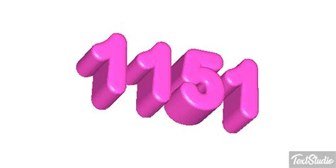 1151 Number Animated GIF Logo Designs
