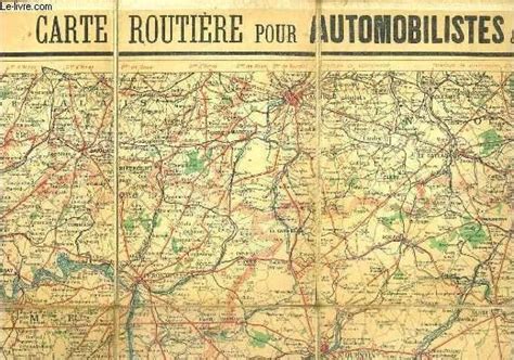 CARTE TARIDE N3 CARTE DEPLIANTE TOILEE EN COULEUR CARTE ROUTIERE