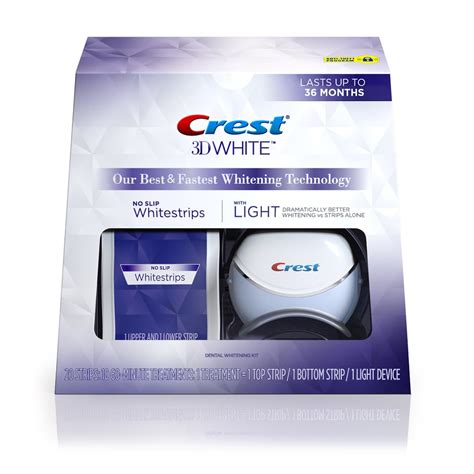 Crest 3d White Whitestrips With Light Teeth Whitening Kit