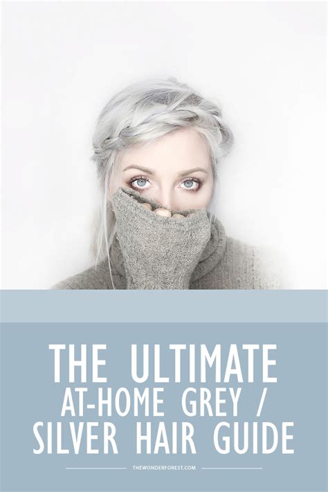 The Ultimate Guide: Dyeing Your Hair Silver or Grey at Home - Wonder Forest