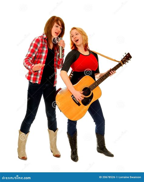 Female Country Singing Duet Stock Photo - Image of song, pair: 20678526