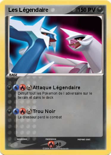 Pokémon Les Legendaire 2 2 Attaque Légendaire Ma Carte Pokémon