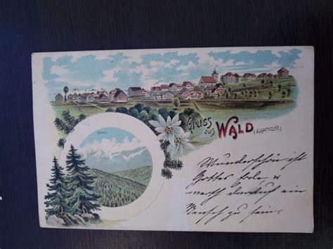 Litho Pk Gruss Aus Wald Appenzell Kaufen Auf Ricardo