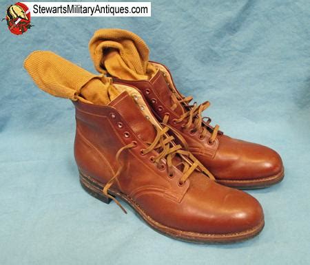 Stewarts Military Antiques US WWII WAC Ankle Boots 7 1 2 175 00