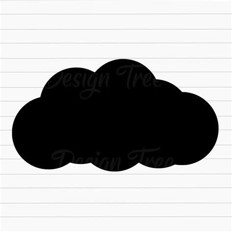 Cloud Svg Cloud Cut File Cloud Vector Cloud Clipart Weather Cloud