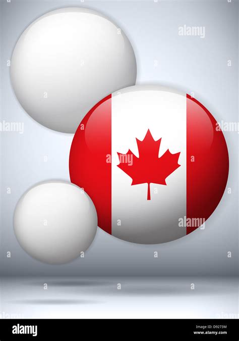 Vector - Canada Flag Glossy Button Stock Photo - Alamy