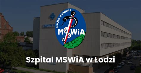 Zak Ad Diagnostyki Laboratoryjnej Szpital Mswia W Odzi