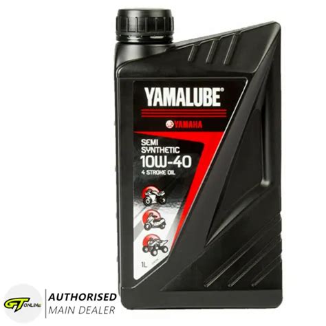 YAMAHA YAMALUBE SEMI Synthetic 10W40 4 Stroke Engine Oil 1 Litre