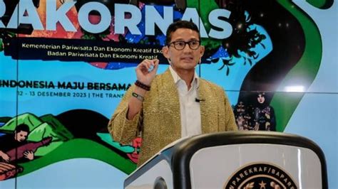 Sandiaga Pelaku Pariwisata Dan Ekonomi Kreatif Perlu Didorong Agar