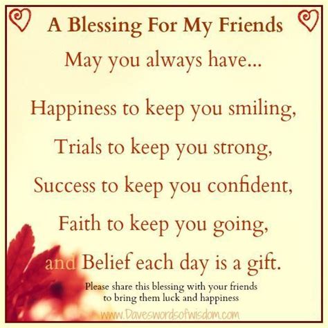 Blessings Quotes For Friends - ShortQuotes.cc