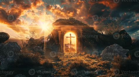 The empty tomb of Jesus Christ 48213436 Stock Photo at Vecteezy