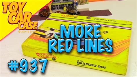 937 1968 24 Car Hot Wheels Collectors Case Filled With Red Lines Toy Car Case Youtube