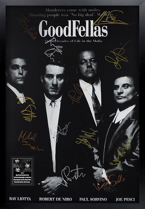 Goodfellas Signed Movie Poster Framed and Ready to Hang - Etsy