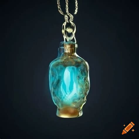 Amulet With A Vial And Mysterious Liquid