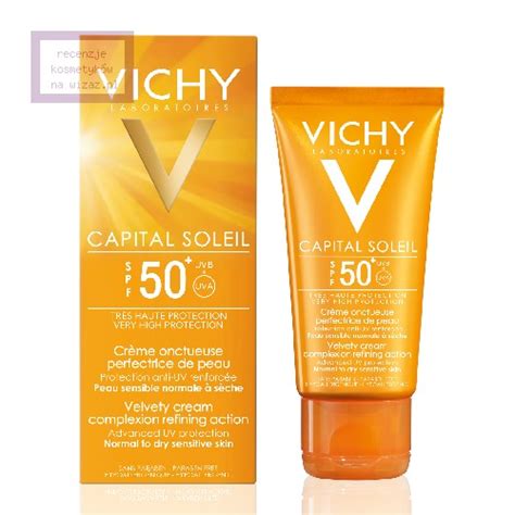 Vichy Capital Soleil Face Velvety Cream SPF 50 Aksamitny Krem