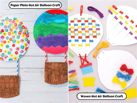 Up Up And Away Hot Air Balloon Crafts For Preschoolers Teaching