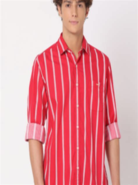 Buy Mufti Men Classic Slim Fit Striped Casual Shirt Shirts For Men