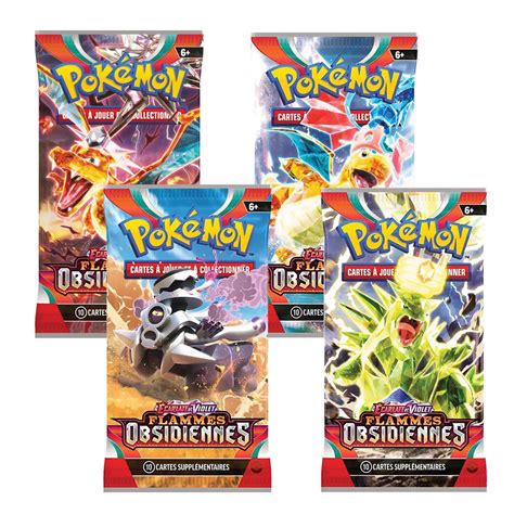 Cartes Pokemon Booster Flammes Obsidiennes Ev03 Chez Rentreediscount