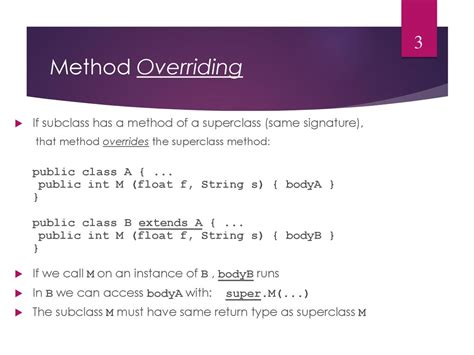 Method Overriding And Method Overloading Ppt Download