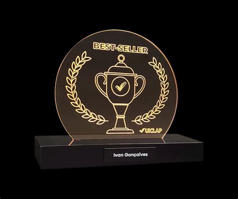 Troféu personalizado UICLAP Anholeto