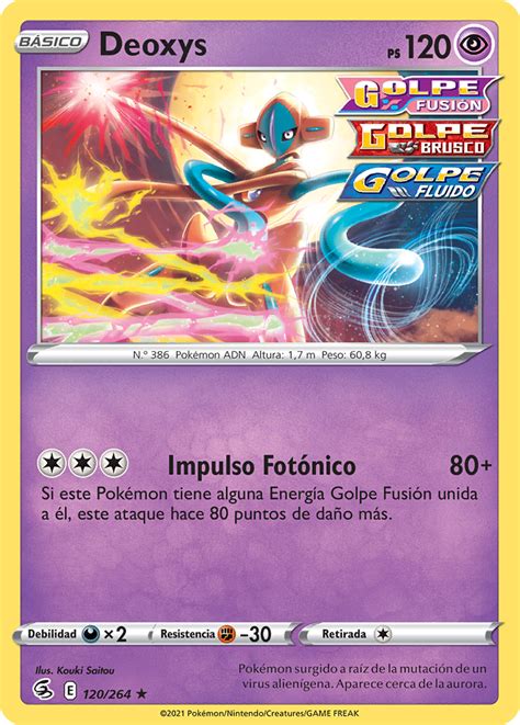 Deoxys Golpe Fusión Tcg Wikidex La Enciclopedia Pokémon