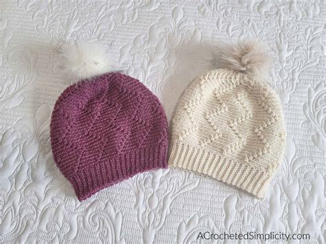 Zig Zag Slouch - Free Crochet Hat Pattern - A Crocheted Simplicity