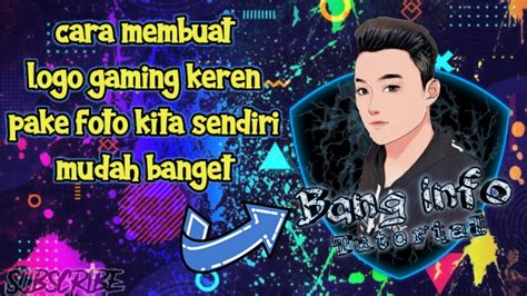 Tutorial Cara Buat Logo Gaming Pakai Foto Kita Sendiri Di Hp Android No