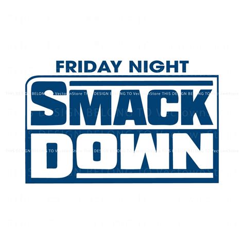 Wwe Friday Night Smackdown Logo Svg