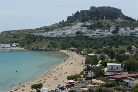 Lindos Beach, Rhodes, Greece Beaches - GoVisity.com