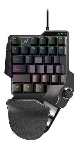 Teclado De Una Mano Gamer Noganet NKB CRIMSON MercadoLibre