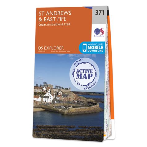 Map of St Andrews & East Fife | East fife, Fife, Folded maps