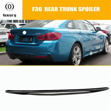 F36 Gran Coupe Carbon Fiber Rear Trunk Spoiler For BMW F36 420i 428i