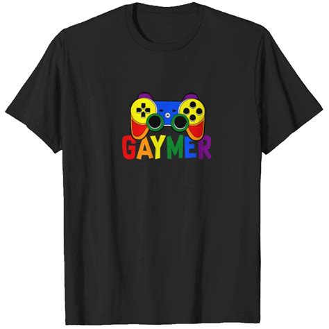 Gaymer Gay Pride Flag Lgbt Gamer Lgbtq Gaming T Shirt Sold By Mark Evans Sku Printerval