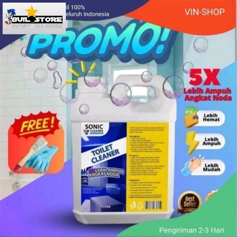 Jual New Sonic Toilet Cleaner Isi L Pembersih Toilet Virall Shopee