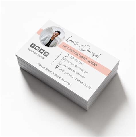 Notary Business Cards Templates A Perfect Way To Make A Professional