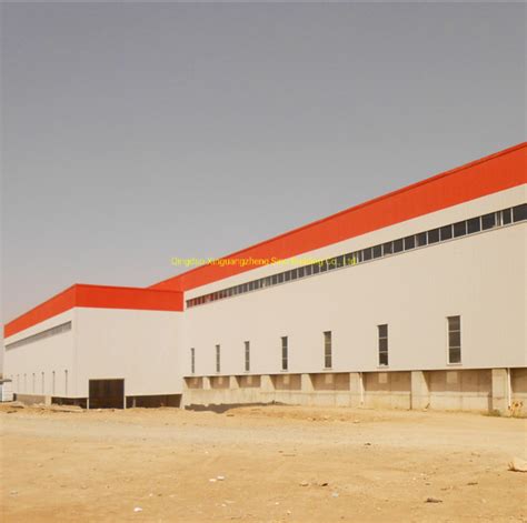 Algeria Bricks Workshop With Factory Low Cost Steel Structure Design