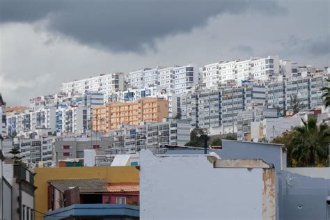 Working class neighbourhood in the city of Las Palmas de Garn Canarias