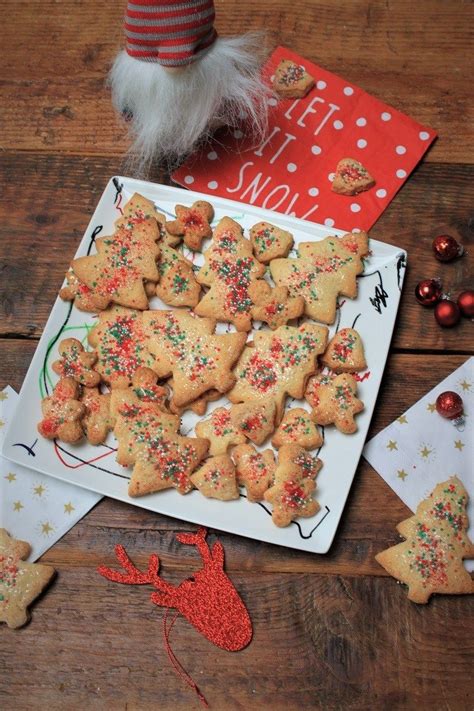 Glitter Kerstkoekjes Met Vanille Zandkoekjes Kerstkoekjes Kerst