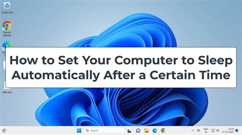 How To Set Your Computer To Sleep Automatically After A Certain Time