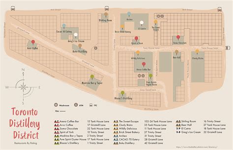 Map Design Toronto Distillery District Behance