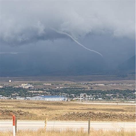 Nsfw Watch This Video Of The Funnel Cloud Near Casper Mountain