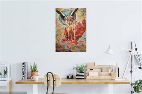 Cold Winds In Heaven By Imre Zsido Fantasy Art Canvas Print Fantasy